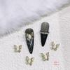 Borboleta Strass 53 Luz Explosiva Luxo Cristal Incrustado DIY Usar Patch de Armadura Acessórios Zircônia Unha Joias Fábrica