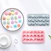 En stock molde de silicona de 18 piezas flor pequeña hoja caramelo lazo y otros para modelar molde para hornear pastel molde para chocolate