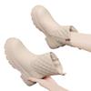 Botas de Nieve para Mujer Estilo Nuevo 2026 Zapatos de Algodón para Mujer Invierno Forradas de Borrego Gruesas Cálidas Suela Gruesa Botas Blancas Botines para Mujer