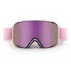 Nuevas gafas de esquí magnéticas antivaho lente antivaho de doble capa gafas todoterreno para exteriores protección ocular para montar a prueba de viento