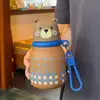 Termo de Acero Inoxidable 316 Taza de Dibujos Animados Estudiante de Primaria Niños Escolares Taza de Agua Portátil Linda Taza de Regalo Botella de Agua para el Hogar