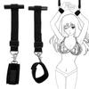 Brinquedos Sexuais para Adultos para Casais, Brinquedos Alternativos, Bondage, Algemas de Porta Deslizante, Tecido Metálico, Lote de Algemas Carmen