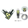 Producción LED T10-5630-6SMD decodificación de doble cara luz de posición luz de maletero trasero luz LED pequeña luz de matrícula
