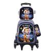 Mochila con Ruedas para Niños de Comercio Exterior Transfronterizo al por Mayor Primaria Niños y Niñas Ruedas Plegables Cierre