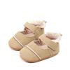 Sapatos de Bebê Primavera e Outono Solado de Borracha Macia Velcro Novos Sapatos para Crianças Pequenas Sapatos de Camada Única Antiderrapantes para Bebê Sapatos de Princesa para Meninas
