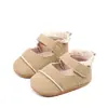 Sapatos de Bebê Primavera e Outono Solado de Borracha Macia Velcro Novos Sapatos para Crianças Pequenas Sapatos de Camada Única Antiderrapantes para Bebê Sapatos de Princesa para Meninas