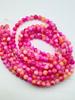Comércio exterior novo colar de contas soltas de Jade Persa rosa acessórios de pulseira feminina doce contas de jade rosa joias com contas à vista