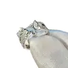 Anillo de diseño multicapa de mariposa transfronterizo europeo y americano, un anillo dulce y fresco que es un artículo de gran venta en Douyin y Amazon