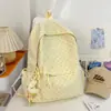 Mochila Fresca y Sencilla Estilo Coreano para Estudiantes Universitarias, Mochila Sencilla de Puntos, Ligera y de Gran Capacidad, Mochila para Estudiantes de Secundaria