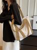 Venta al por mayor de fábrica nuevo bolso de mujer bolso de lona de moda bolso de hombro para dama de gran capacidad moda versátil casual bolso de mensajero