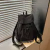 Mochila Transfronteriza con Cordón Plisada Doble Hombro Verano 2026 Nueva Moda Estudiante de Viaje Mochila de Mano para Exteriores