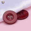 Camisas de botones coloridas de ala ancha para niños, botones redondos de cuatro ojales para suéteres y cortavientos, botones de resina cosidos a mano, botones para manualidades