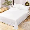 Sábana de franela cepillada amigable con la piel, de una sola pieza, para cama matrimonial o individual, adecuada para todas las estaciones, funda de almohada para dormitorio de estudiante, venta al por mayor de fábrica