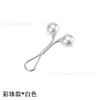 Pin de Clip en Forma de U de Perlas de Colores para Mujeres Transfronterizo, Pin de Bufanda de Moda, Hebilla de Accesorios para Pañuelo de Cabeza, Pin para Cuello, Pin de Fijación de Gasa, Joyería