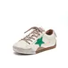 Koji Retro Vintage Sapatos Infantis Estrela Estilo Primavera e Outono Tênis Infantis Sapatos Sujos para Meninas Sola Macia Sapatos Brancos para Meninos