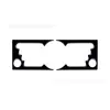 Adecuado para Modificación de Interior de Coche Bmw Mini 02-04 Calcomanía Decorativa para Controlador de Aire Acondicionado Central Negro Piano