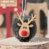 Novo Pingente de Decoração de Natal, Pingente Fofo de Veado de Feltro, Pingente Criativo de Alce, Presente Pingente para Árvore de Natal