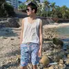Nuevo Traje de Baño Dulce para Pareja Estilo Coreano Estilo Falda Dividida Pequeño Fresco Vacaciones en la Isla Traje de Baño de Verano Bañador para Hombre