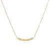 Collar de Plata de Ley S925 Panal Sonriente para Mujer, Cadena para Clavícula de Lujo Ligero de Gama Alta, Colgante de Diseño de Nicho de Moda al por Mayor