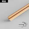 Borde de Tira en Forma de I de 7 mm para Paneles de Pared, Clips Metálicos Extremadamente Estrechos, Chapa de Madera, Paneles de Cristal de Carbono, Borde para Paneles de Panal