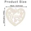 Corazón de Madera para el Día de San Valentín Transfronterizo Div con Forma de Corazón Etiquetas de Madera para el Día de la Madre Fiesta de Cumpleaños Decoración del Hogar Adornos Colgantes