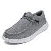 Amazon comércio exterior plus size mocassins masculinos casuais slip-on sapatos masculinos Canvas moda sapatos populares sapatos preguiçosos homens atacado