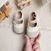 Zapatos de Cuero para Bebé Niña Estilo Nuevo Primavera y Otoño con Decoración de Perlas Mary Jane Planos para Niñas, Zapatos Antideslizantes para Niños Pequeños Estilo Princesa