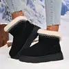 Botas de Nieve de Algodón con Suela Gruesa para Mujer, Zapatos de Algodón para Exportación Transfronteriza, Se Pueden Comprar Grandes Cantidades Urgente, Código de Talla