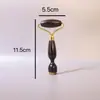 Rodillo Masajeador de Sándalo Morado, Rueda Masajeadora Raspadora Facial, Palo Masajeador Lifting y Relajante para el Contorno de Ojos de Mujer, Cepillo Meridian de Cuerno