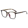 Nuevas gafas cuadradas estilo ins coreano para hombre, estilo moderno y artístico, monturas de gafas únicas con decoración de remaches de moda, lentes sin graduación