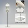 Tienda de Ropa Accesorios de Modelo Ropa de Mujer Maniquí de Medio Cuerpo para Escaparate Perchero Muñeca Falsa Maniquí de Vestido de Novia Soporte de Exhibición