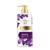Champú Liangzhuang Perla Hidratante y Anticaspa Jabón Corporal Flor de Cerezo Aceite de Horneado Acondicionador Suavizante Sésamo Negro Suave Brillo Set