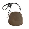 Bolso para Lipstick Estilo Coreano de Piel de Vaca de Primera Capa con Cuelga Cuello para Guardar Monedas y Llaves Bolso Pequeño de Cuero Genuino para Mujer Venta al por Mayor