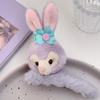 Elástico de Cabelo Dailou Estrela de Pelúcia para Mulheres Outono e Inverno Estilo Coreano Corda de Cabelo Cartoon Popular na Internet Corda de Cabelo Urso Elástico de Cabelo