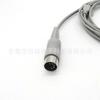 Moldeado por Inyección 5P Din Macho Grande a Hebilla Hembra de 4.0*4 Cables Conductores, Uno a Cuatro con Doble SR Accesorios para Instrumentos de Fisioterapia