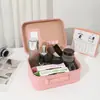 Estuche de Maquillaje de Dibujos Animados de Moda Kuromi con Espejo, Organizador Infantil y Caja de Cuero para Guardar Tarjetas