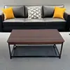 Mesa de Centro Estilo Nórdico, Mesa Pequena para Sala de Estar, Mesa de Centro Simples para Sala de Estar, Mesa de Centro Retangular Simples Moderna para Apartamento Pequeno