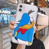 Funda para Teléfono Móvil de Pato Donald para iPhone 11 Apple 12ProMax Funda Blanda Transparente 14 para Mujer Todo Incluido 13 Resistente a Caídas