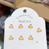 Decoraciones de Arte para Uñas de Resina, Flores de Tres Pétalos Tridimensionales, Accesorios para Uñas DIY, Aretes, Fundas para Teléfono Móvil, Accesorios para Uñas Portátiles