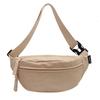 Bolsa de Cintura com Logo Bolsa de Peito Masculina Estilo Japonês Leve Bolsa de Ombro Estudante Feminina Casual Esportiva Transversal Atacado