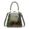 Bolsa Feminina com Corrente de Grande Capacidade para Mães de Meia-Idade, Bolsa de Mão Fashion, Bolsa de Ombro Feminina, Bolsa de Mão Estilo Cheongsam Novo
