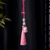 Sino de Cobre Gato da Sorte Pingente de Borla Estilo Chinês Borla Pendurada Broche de Traje Antigo Pendurado no Carro Fabricante Atacado