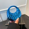 Nova Bolsa Transfronteiriça Shell Crescent de Acrílico com Padrão de Diamante 2026, Mini Bolsa para Festas, Clutch Colorido e Bolsa Pequena Transversal