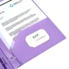 Carpeta de Oficina de PP con Clip de Rana Bolsa para Archivos de Doble Boca Tipo D Carpeta de Informe Americana Carpeta para Exámenes Venta al por Mayor