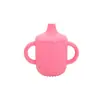 Copo com Canudo de Silicone Antiderrapante Copo de Aprendizagem para Bebês Copo de Água Infantil Copo com Alça para Beber Diretamente Copo para Leite e Suco à Prova de Vazamento Estoque Pronto