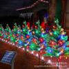 Luces solares navideñas para jardín, paquete de 6, 120 LED, impermeables, para exteriores, decoración de jardín