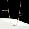 Collar de plata de ley 925 al por mayor para mujer, cadena de hueso de serpiente, diseño de nicho de alta gama, estilo ins, elegantes accesorios de joyería.