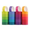 Yida Fita Washi Colorida Pura Transfronteiriça Conjunto Fita para Diário de Mão Colagem com Diário de Mão DIY Coisas Pequenas Coloridas