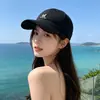Nueva Gorra de Béisbol Bordada con Letras para Mujer, Sombrero de Sol Versátil Estilo Coreano para Primavera y Otoño, Circunferencia de Cabeza Grande, Gorra de Pico Adelgazante para Hombre