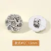 Botones Pequeños de Plástico Estilo Chanel con Pedrería Versátiles para Suéteres, Cárdigans, Blusas de Gasa, Botones de Manga y Cuello, Camisas, Vestidos, Botones Decorativos